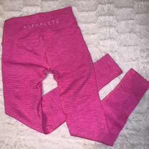 Alphalete Halo Leggings Hot Pink S